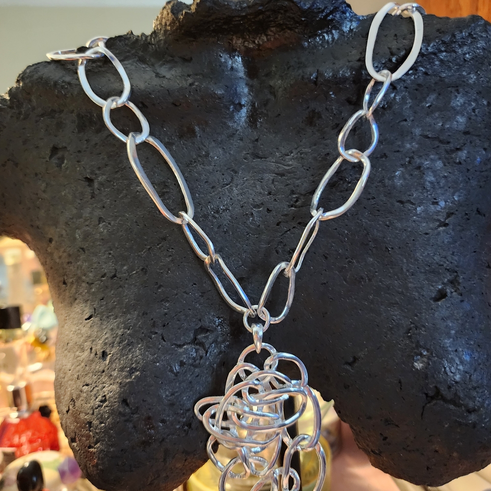 Stylish Silver Chain Necklace